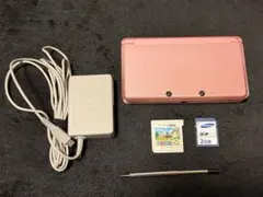 ニンテンドー3DS 本体 ミスティピンク 充電器・ソフト付き