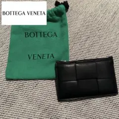 【破損あり】BOTTEGA VENETA フラグメントケース ブラック