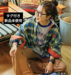 ニコアンド［be with M］ Misayo デニムパンツ ニコアンド「be with M」MisayoハギワイドパンツLサイズ - メルカリ