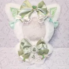 チョコミントアイスクリーム♡うさちゃん 】おすわりぬい服 16cm