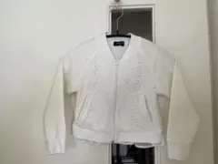 COMME CA ISM ホワイトジャケット 110A
