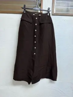 moussy リネンスカート　フレアスカートのサムネイル