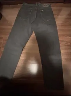 Lee ブラックデニムパンツ ストリート