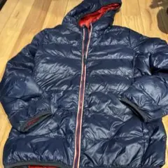 Navy. キッズ 中綿ジャケット ネイビー 140