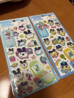 平成はっぴーフォン　まめっち　みみっち　たまごっち　2枚セット