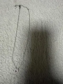 スワロフスキーのシルバーネックレス