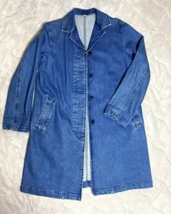 デニムジャケット　ロング　無印良品　Lサイズ　レディース
