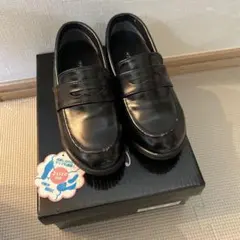 黒のローファー 19.0cm