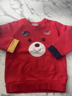 HOT BISCUITS クマ刺繍 トレーナー 100cm