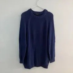 【メンズ】URBAN RESEACHアーバンリサーチ ブルー コットンセーターのサムネイル