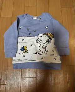 スヌーピー プリント トレーナー H&M 90〜95