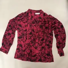 オスカーデラレンタ 花柄長袖シャツ