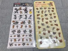 トムとジェリー ぷくぷくシール 4サイズステッカー　２枚セット