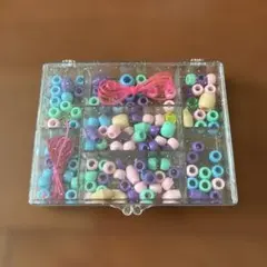 プラスチックビーズセット 収納ケース付き