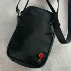 極美品★ AMI PARIS アミパリス クロスボディバッグ サコッシュ