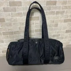【美品】PORTER TANKER ダッフルバッグ ミニボストンバッグ 黒