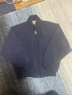 ネイビー ジップアップジャケット　90s スイングトップ