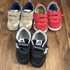 ベビースニーカー3足セット　14.5センチ