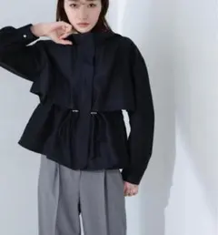 フード付きカジュアルマウンテンパーカー フーディードロストブルゾン