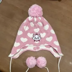 ディズニー マリーちゃん ポンポン付きニット帽
