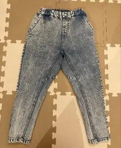 ブランシェス　ケミカルウォッシュ　デニムパンツ　140cm