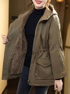 モッズコート風ボアジャケット　冬にぴったり防寒性◎　お出かけ,デートに！