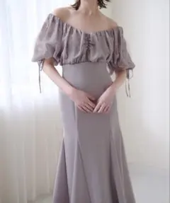 SNIDEL ブラウスドッキングワンピース