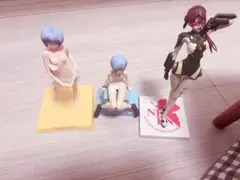 エヴァンゲリオン フィギュア 3体セット 綾波レイ 真希波マリ