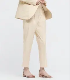 UNIQLO/ユニクロ/感動タックイージーパンツ/ナチュラル/M