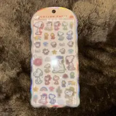 スヌーピー×コットンパフィーシール