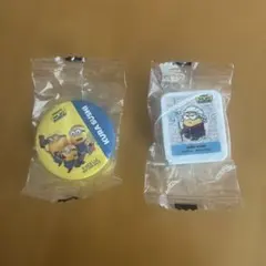 くら寿司 ミニオンズ＆モンスターズ 缶バッジ＆消しゴム