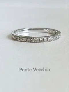 マ*ー様 PonteVecchio 11号 pt900両側面 ダイヤモンド エタ マ*ー様 PonteVecchio 11号 pt900両側面 ダイヤモンド エタ