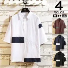 ポロシャツ メンズ 半袖 ボーダー スポーツウェア カジュアル ゴルフウェア#