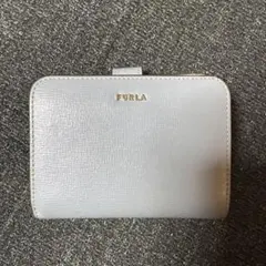 FURLA 二つ折り財布 ライトブルー