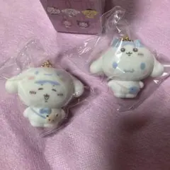 ちいかわサンリオコラボ　シナモンハチワレ　フロッキーマスコット