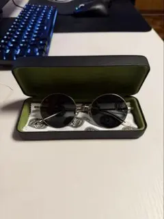 Zoff ゴールドフレーム ラウンドサングラス