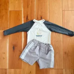 ラッシュガード&水着セット　90