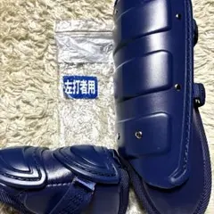 SSK エスエスケー フットガード ネイビー 右足／左打者用 未使用 美品のサムネイル