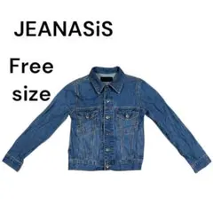 ジーナシス　Gジャン　デニムジャケット　長袖　レディース　フリーサイズ　1176