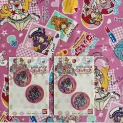 トロピカルージュプリキュア 生地 ハギレ はぎれ 、ワッペン　キャラクター