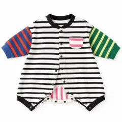 BREEZE ベビー ロンパース 60cm クレイジーパターン