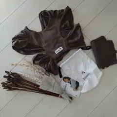 Konny 抱っこひも ブラウン 収納袋付き　12/16まで