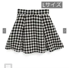 GRL インパン裏地付きツイードプリーツミニスカート[ai130]