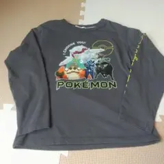ポケモン 長袖カットソー 130㎝ グレー