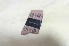 BURBERRY ソックス チェック柄 ベージュ 22-24cm