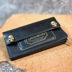 jibuta3114様 ミドルトラッカーウォレット クロコブラウン - メルカリ