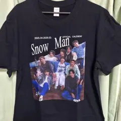 愛*理様 Snow Man 公式カレンダー Tシャツ 黒