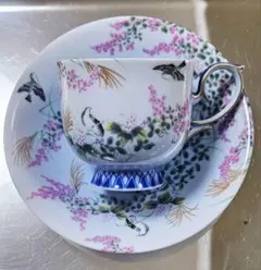 【最終値下げ】花鳥風月 カップ・ソーサー・ケーキ皿セット