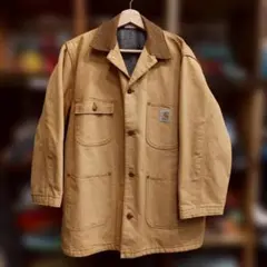 80s 86年製 USA製　カーハート　ミシガンチョアコート　裏地ブランケット