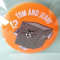 トムとジェリー　刺繍缶バッチ【ピンなし】
